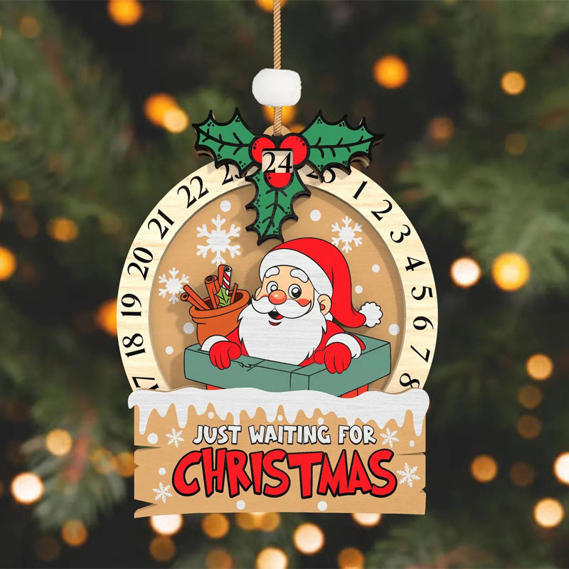 Santa Claus Countdown Pendant