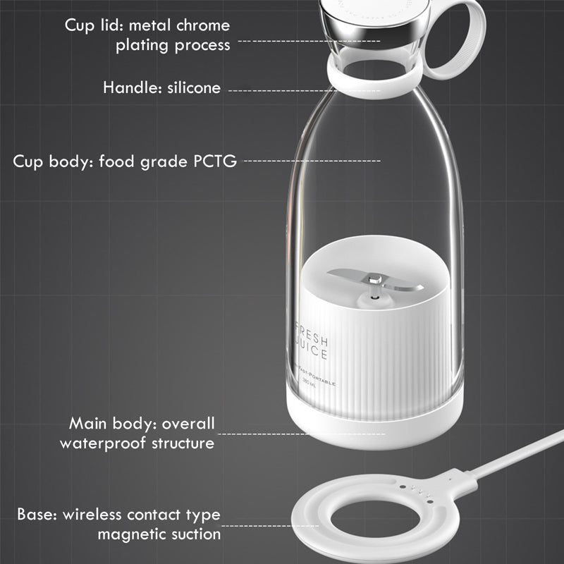 Portable electric juicer cup
