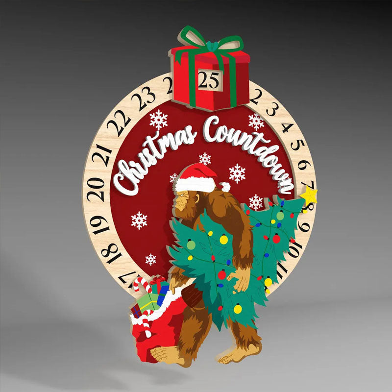 Santa Claus Countdown Pendant