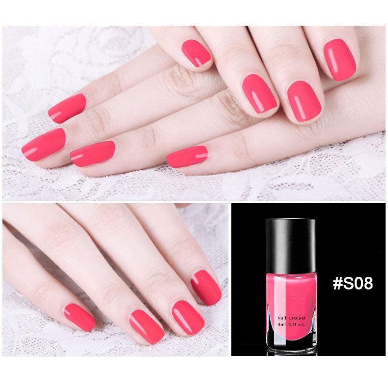 Removable, Baking free, Quick drying, Long lasting Nail polish