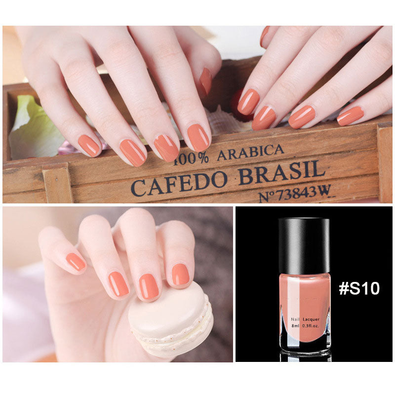 Removable, Baking free, Quick drying, Long lasting Nail polish