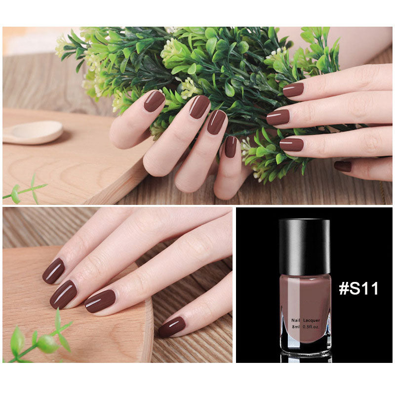 Removable, Baking free, Quick drying, Long lasting Nail polish