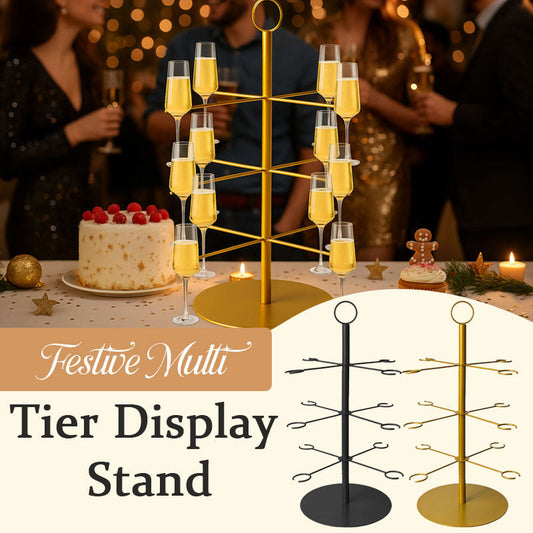 🎉 Christmas multi-tiered display stand – perfect for desserts and decorations