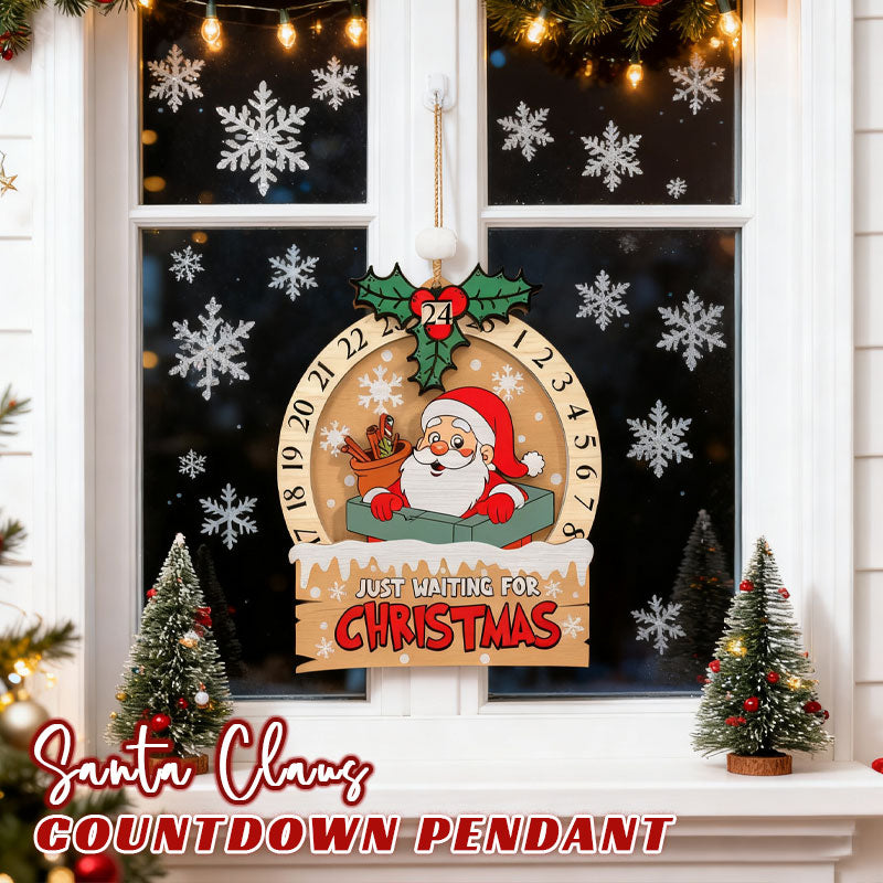 Santa Claus Countdown Pendant