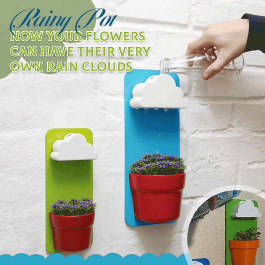Rainy Pot: Now Your Flowers Can Have Their Very Own Rain Clouds