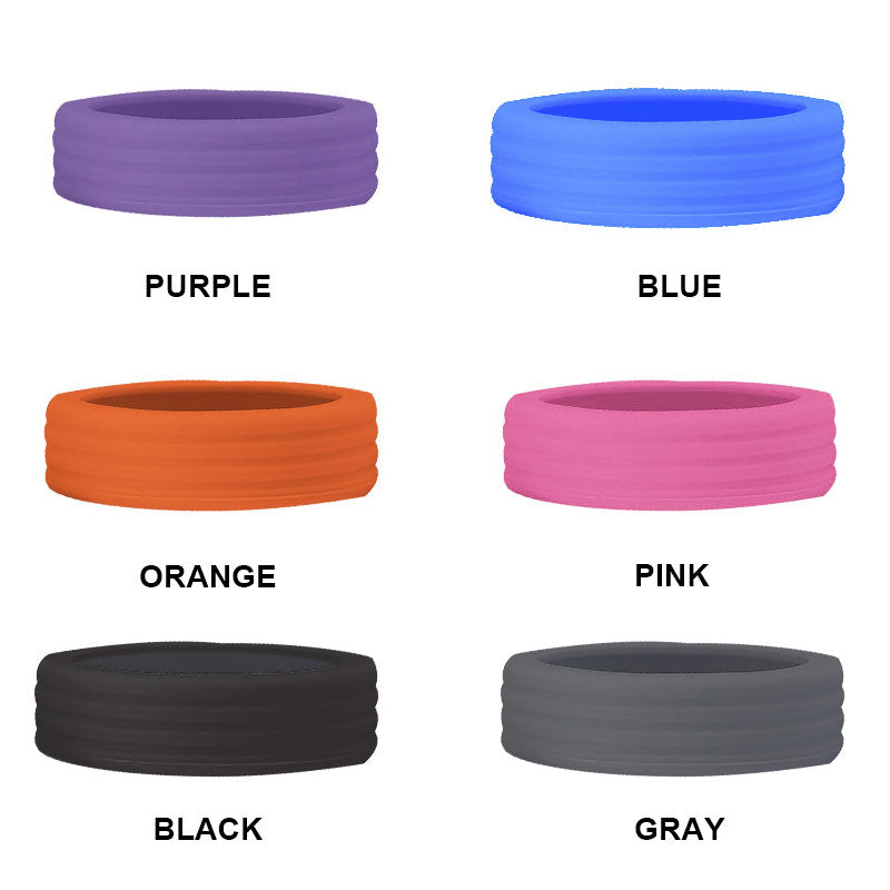 Silicone protective cover for luggage rolls