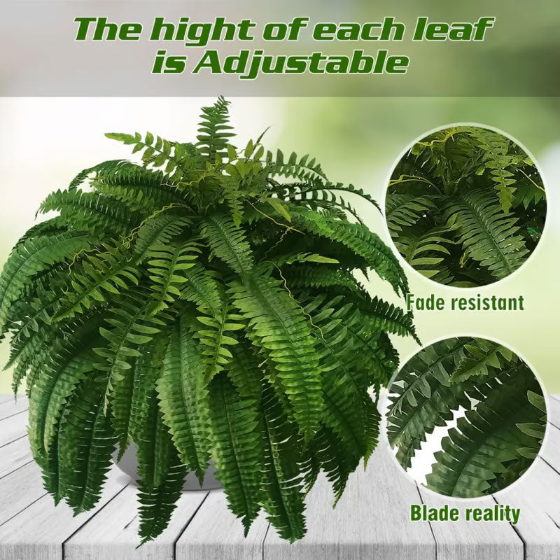 UV resistant lifelike artificial Boston Fern