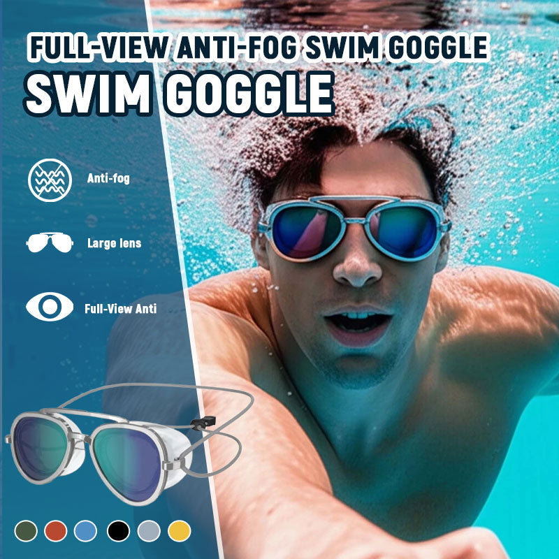 🌊 Full-View Anti-Fog Swim Goggle
