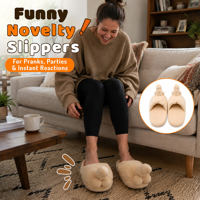 😂 Guaranteed Laughs｜Crazy Novelty Prank Slippers