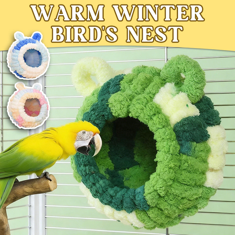 Bird nests for warmth in winter