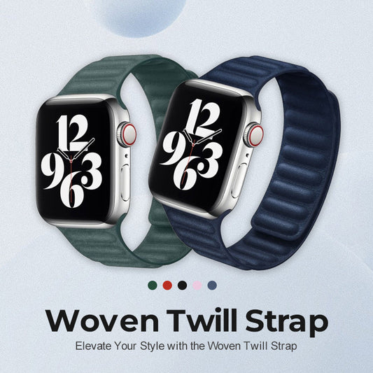 Magnetic Woven Twill Band (Apple Watch compatible)