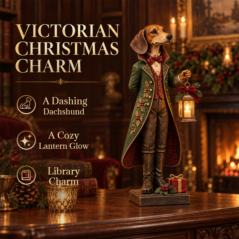 🐕Christmas Sausage Dog Lantern Ornament