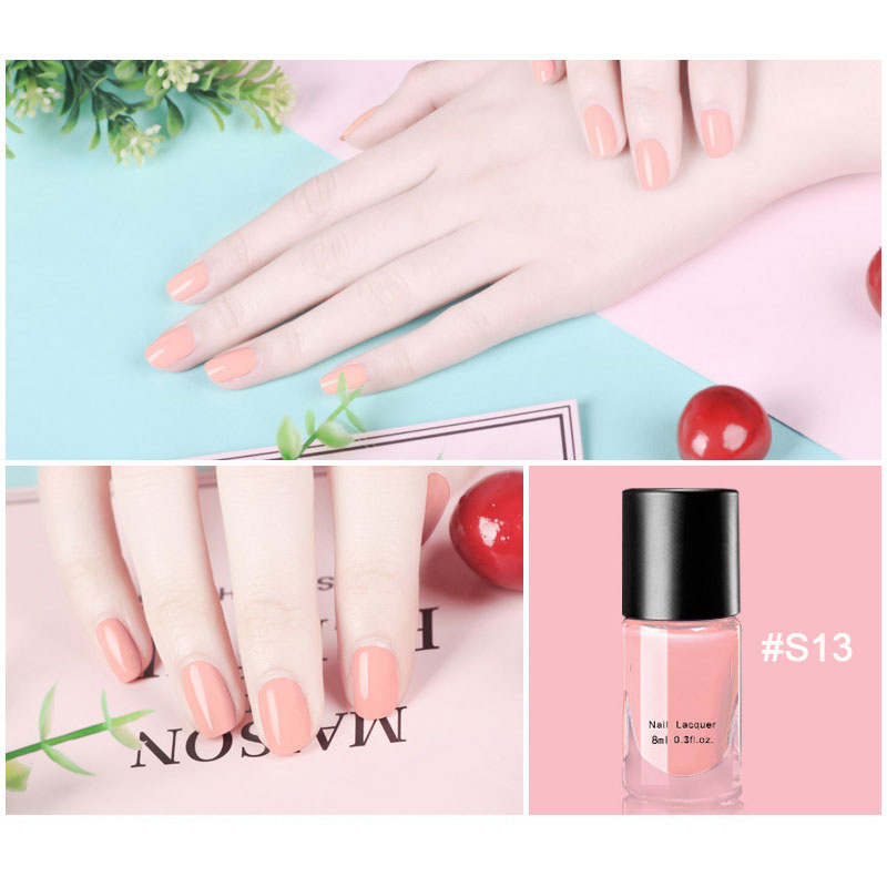 Removable, Baking free, Quick drying, Long lasting Nail polish