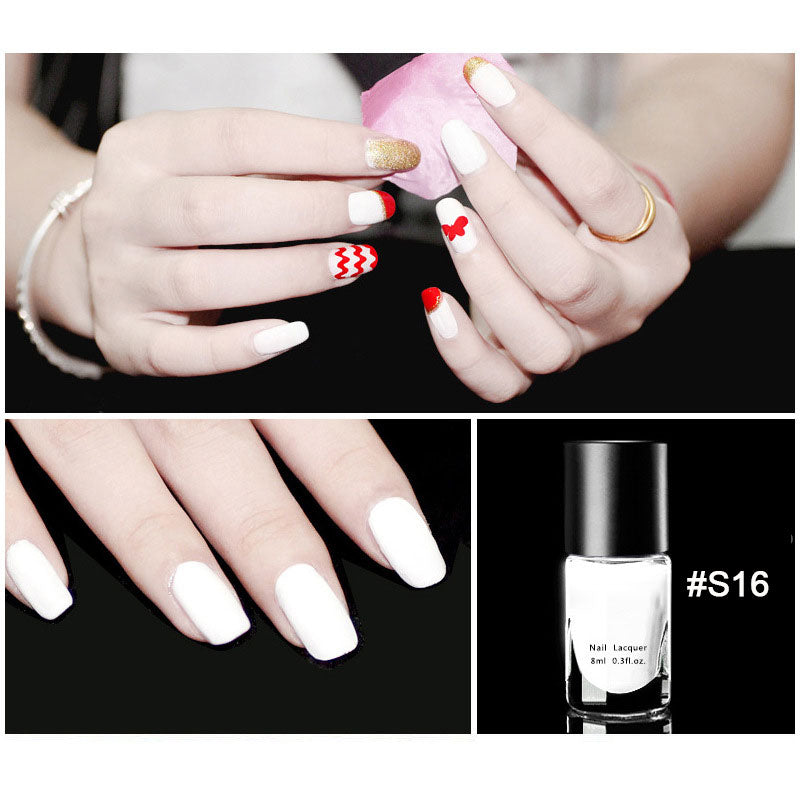 Removable, Baking free, Quick drying, Long lasting Nail polish