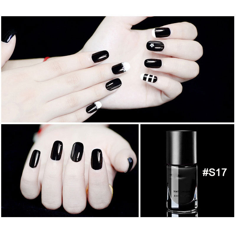 Removable, Baking free, Quick drying, Long lasting Nail polish
