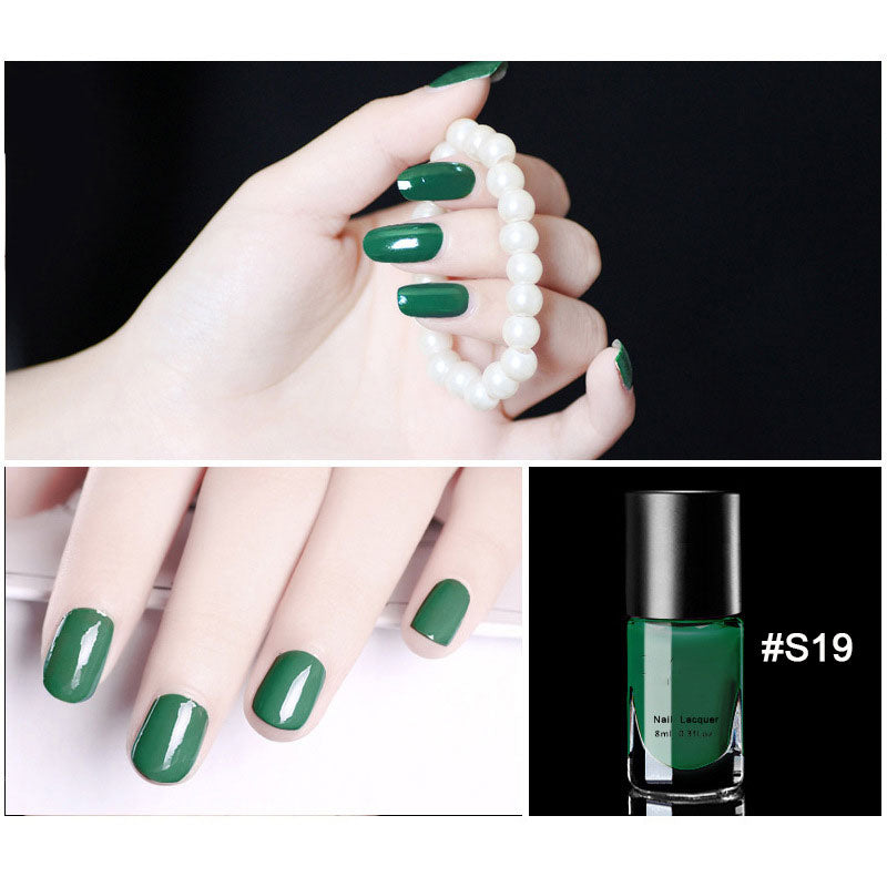 Removable, Baking free, Quick drying, Long lasting Nail polish