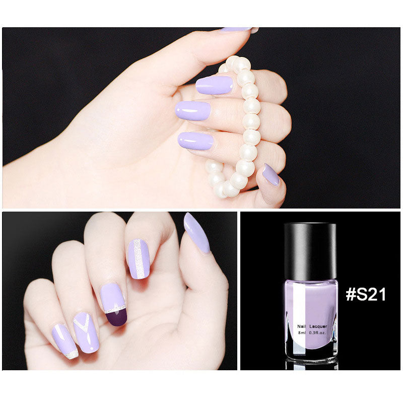 Removable, Baking free, Quick drying, Long lasting Nail polish