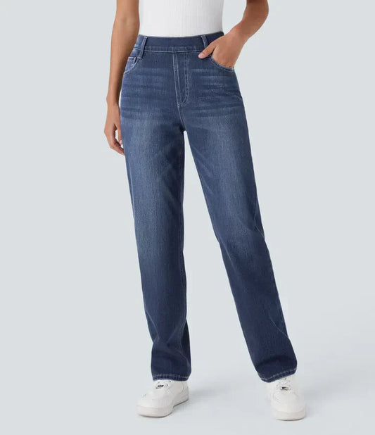 Lotte | Elastic and comfortable high-waisted trousers