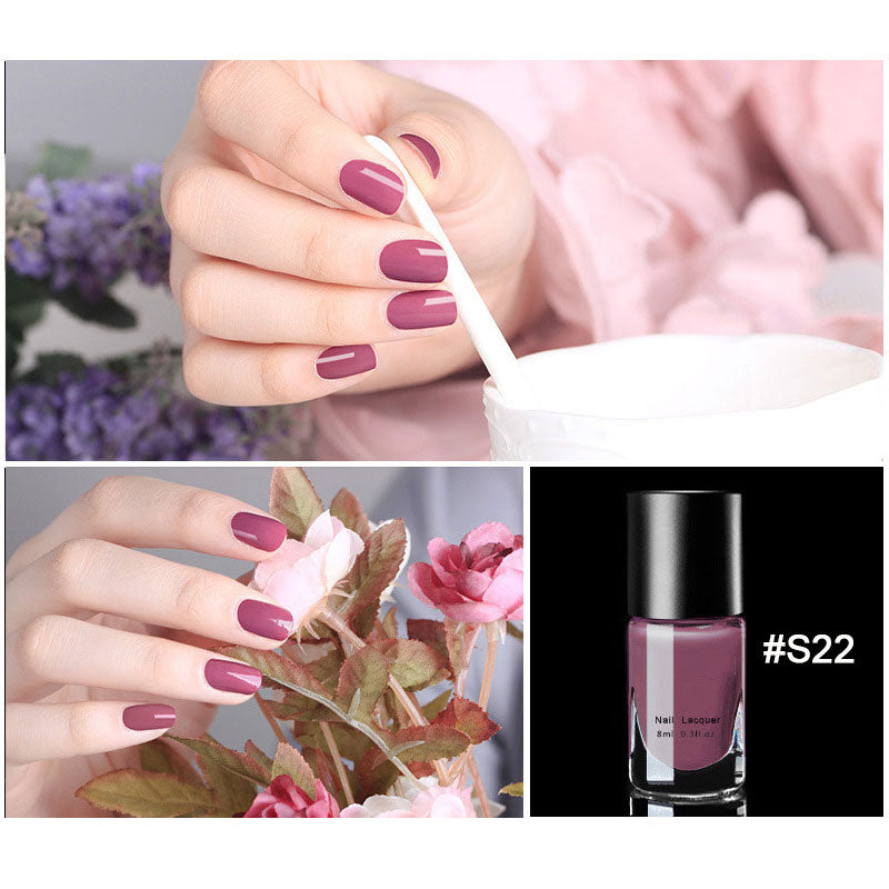 Removable, Baking free, Quick drying, Long lasting Nail polish