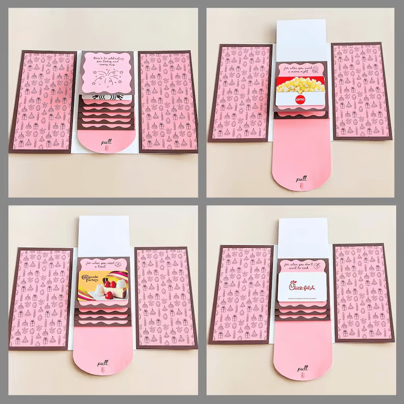 🎅Homemade Christmas Gift Card Booklet