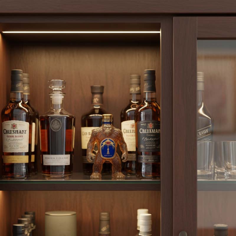 Bigfoot Whiskey Bottle