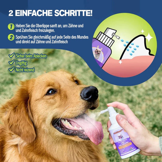 💥Offer🔥Tooth cleaning spray for dogs and cats.