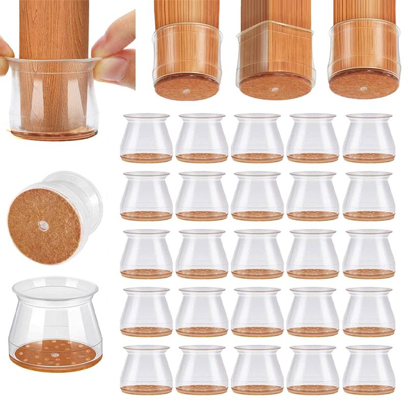 ✨ Universal Rubber Chair Leg Protectors - Suitable for all chair leg shapes, scratch-resistant and durable, the ultimate solution to protect your floors