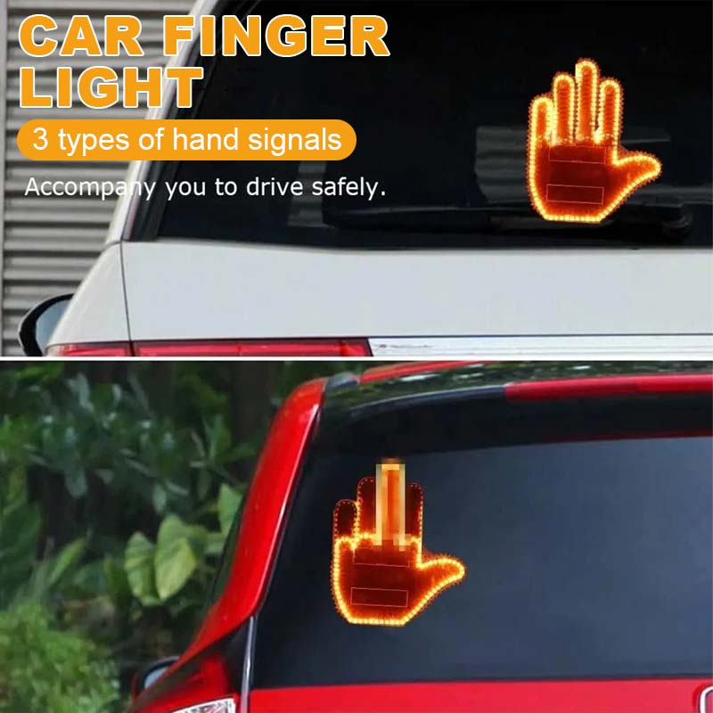 🚗✨ Creative LED Car Hand Gesture Light