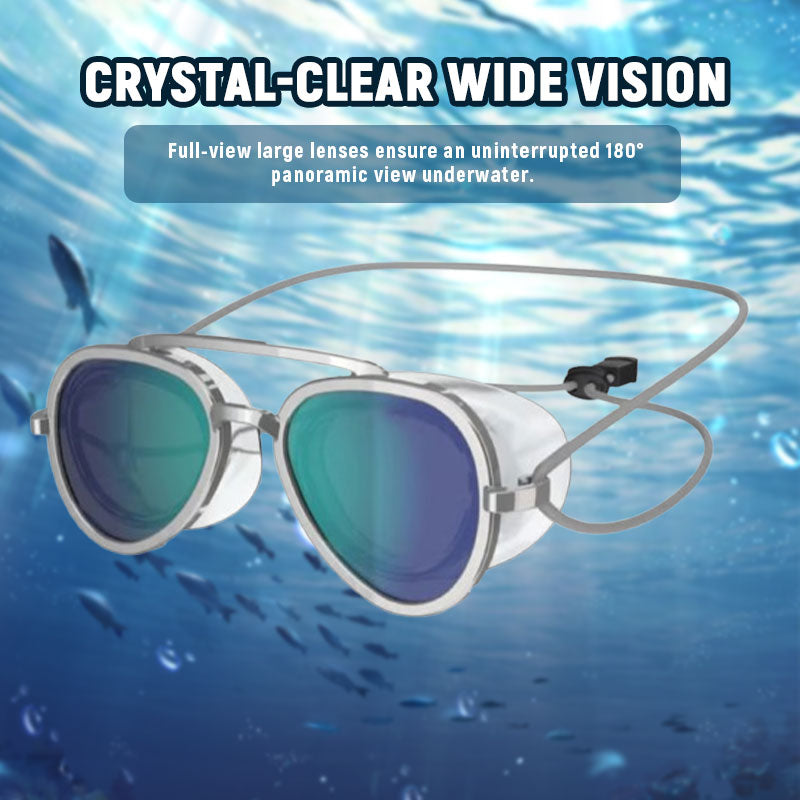 🌊 Full-View Anti-Fog Swim Goggle