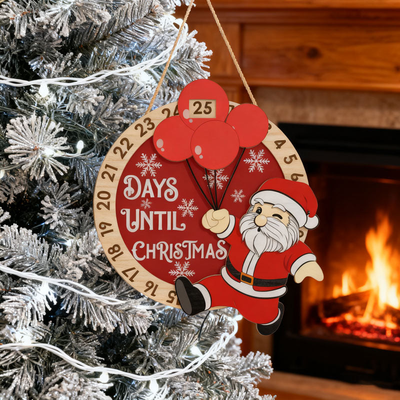 Santa Claus Countdown Pendant