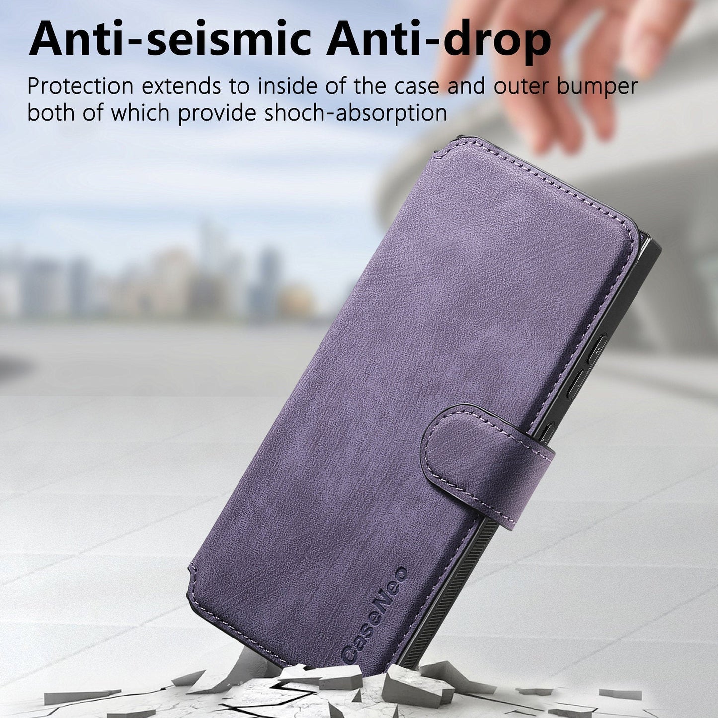 Magnetic, detachable 2-in-1 cell phone case