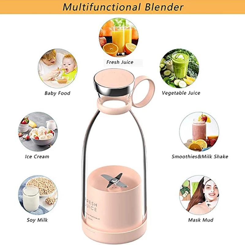 Portable electric juicer cup