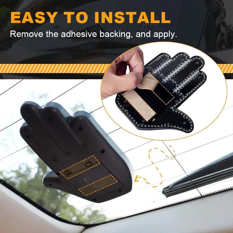 🚗✨ Creative LED Car Hand Gesture Light