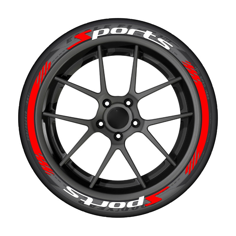 🏎️ 8PCS 3D Tire Lettering Stickers: Waterproof Universal Wheel Sidewall Decals! 🔥