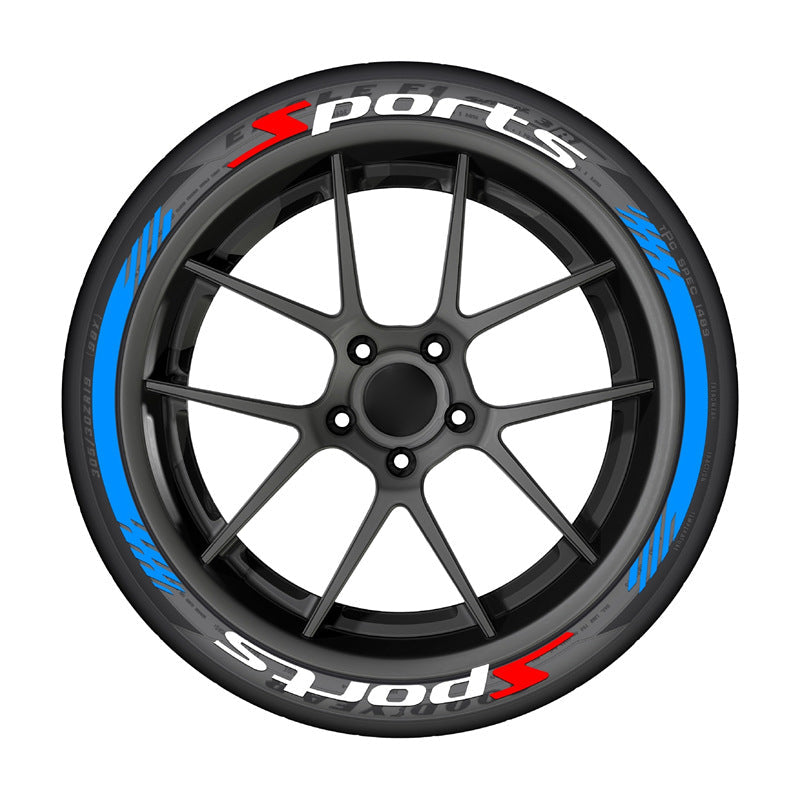 🏎️ 8PCS 3D Tire Lettering Stickers: Waterproof Universal Wheel Sidewall Decals! 🔥