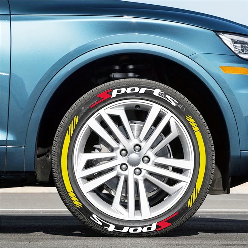 🏎️ 8PCS 3D Tire Lettering Stickers: Waterproof Universal Wheel Sidewall Decals! 🔥