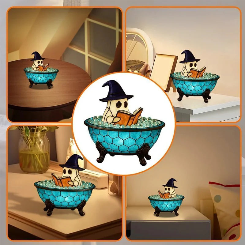 Ghost Reading Book Lam