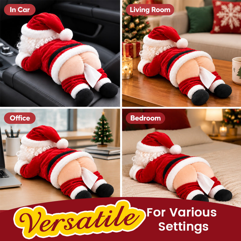🎅Funny Santa Butt Tissue Box Cover