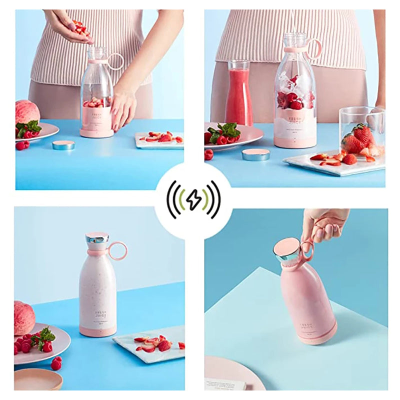Portable electric juicer cup