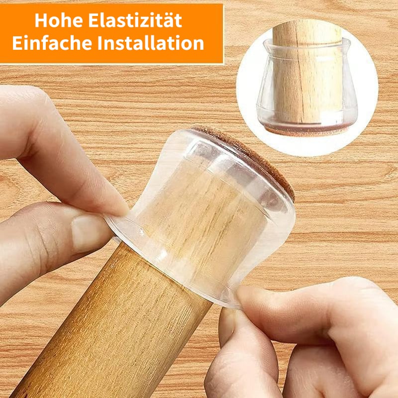 ✨ Universal Rubber Chair Leg Protectors - Suitable for all chair leg shapes, scratch-resistant and durable, the ultimate solution to protect your floors