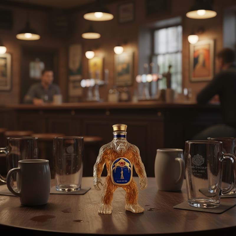 Bigfoot Whiskey Bottle