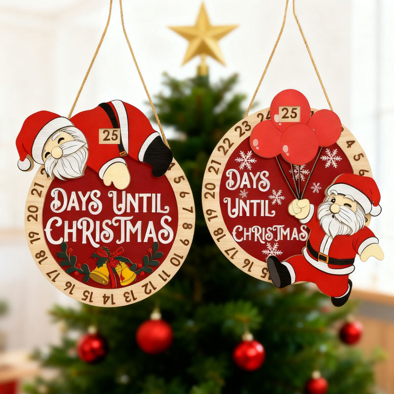 Santa Claus Countdown Pendant