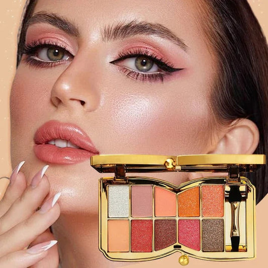 10 colors Sparkle Shimmer Eyeshadow Palette