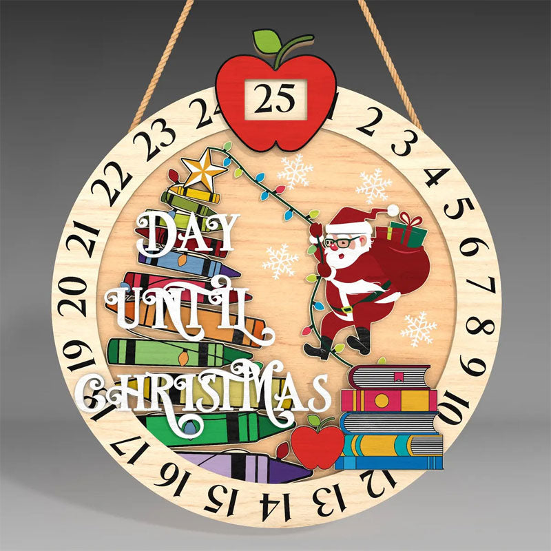 Santa Claus Countdown Pendant