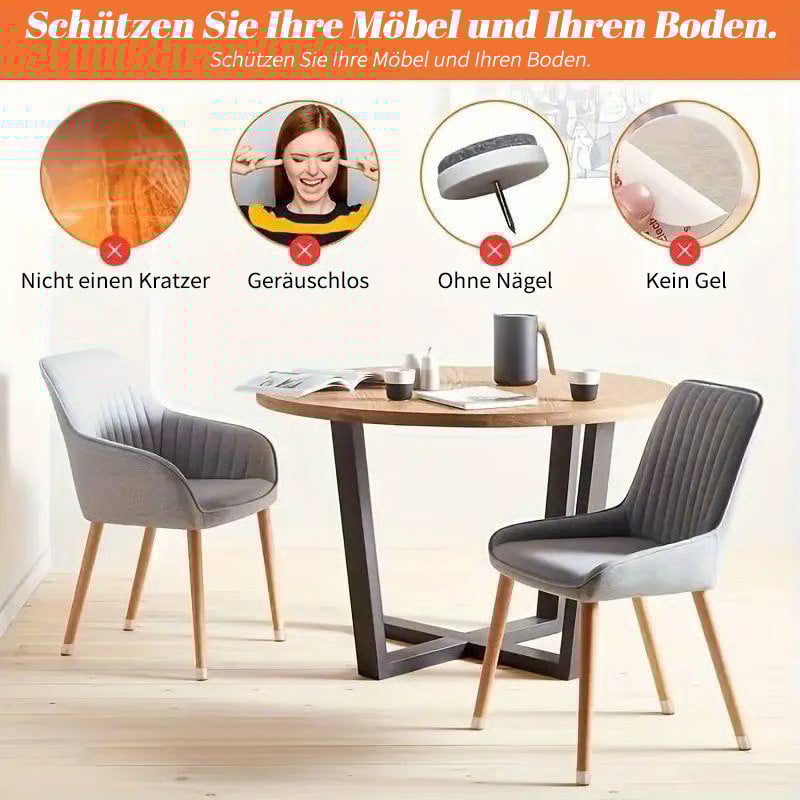 ✨ Universal Rubber Chair Leg Protectors - Suitable for all chair leg shapes, scratch-resistant and durable, the ultimate solution to protect your floors