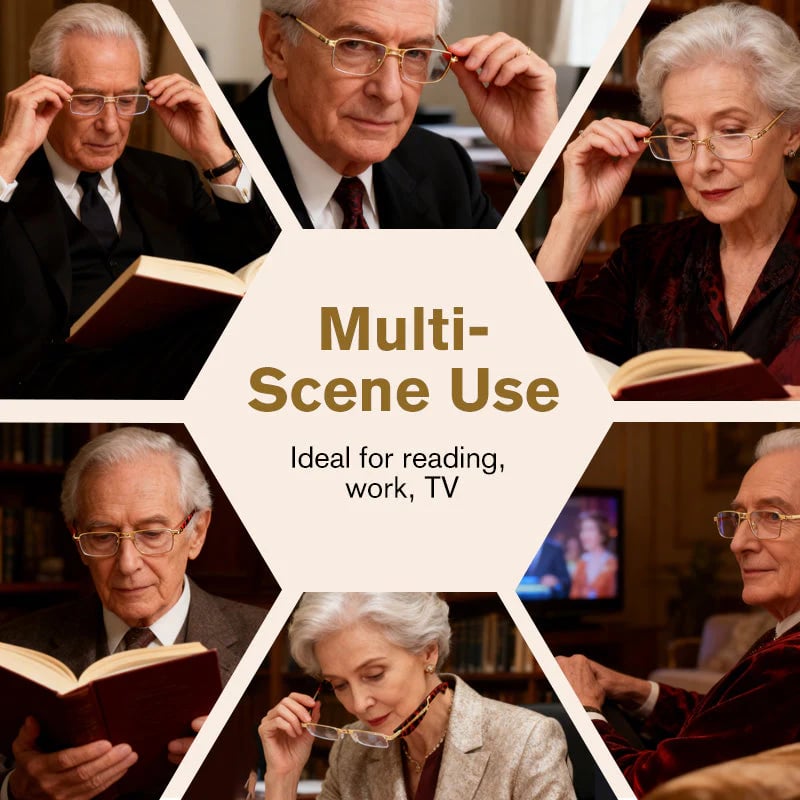 (🎁Last day 49% discount)👓Folding reading glasses with blue light filter and case