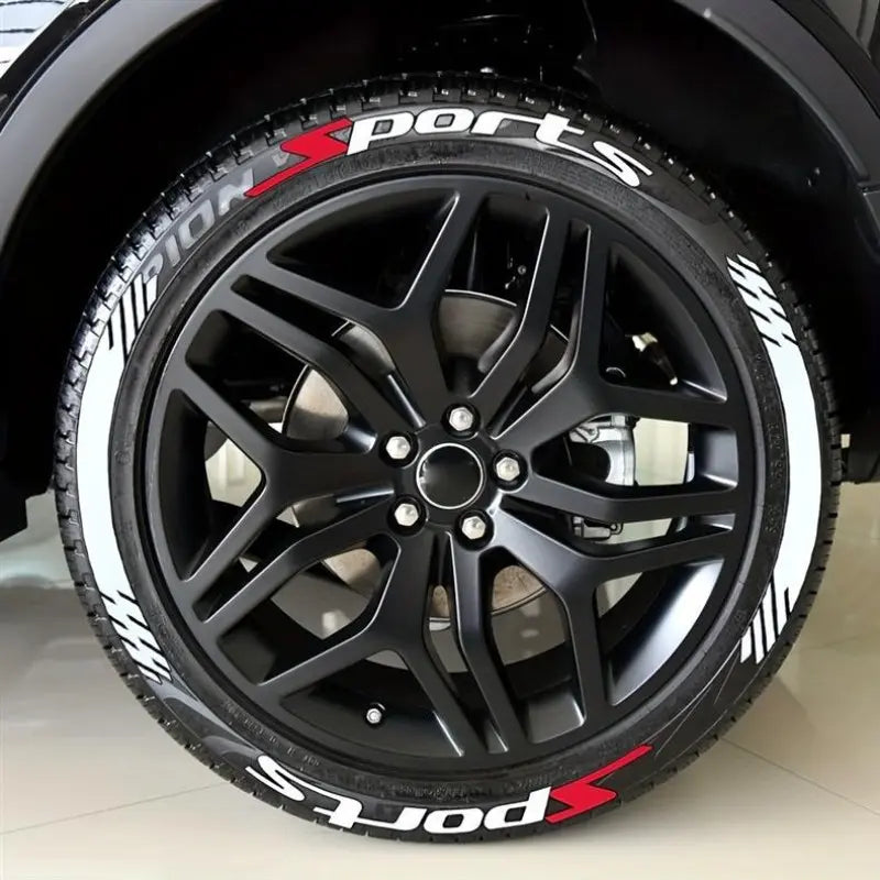 🏎️ 8PCS 3D Tire Lettering Stickers: Waterproof Universal Wheel Sidewall Decals! 🔥