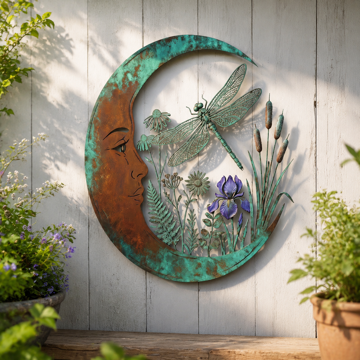 🌙Dragonfly Moon Wall Decor
