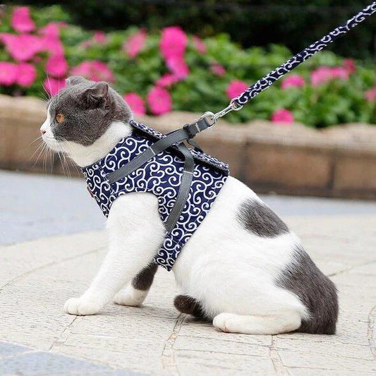 😽Pet Leash Breakaway chest strap vest harness