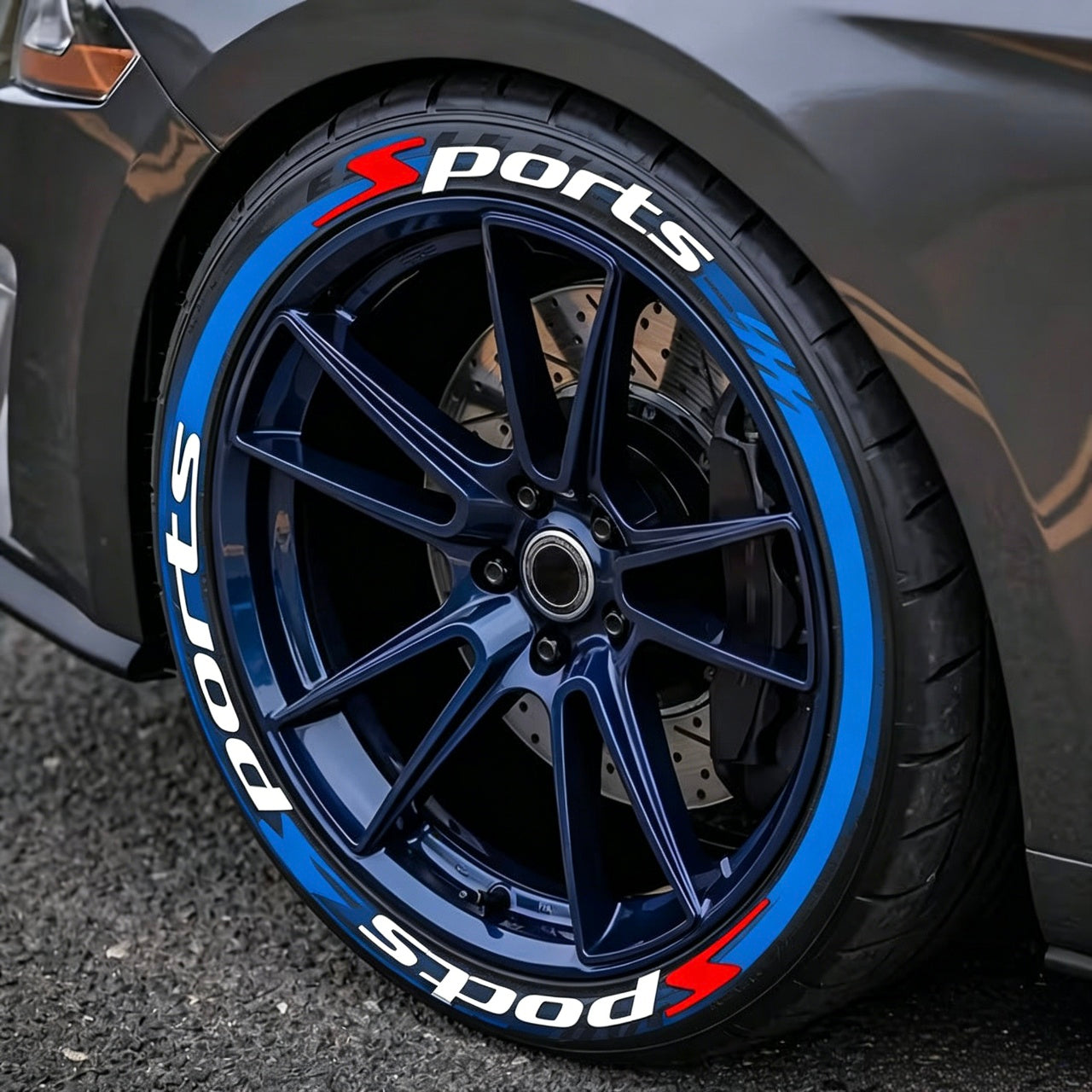 🏎️ 8PCS 3D Tire Lettering Stickers: Waterproof Universal Wheel Sidewall Decals! 🔥
